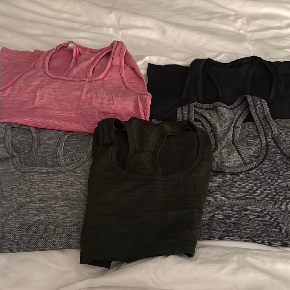 Lululemon Swiftly Tech Racerback Tank Top Set of 5